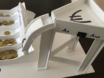 Automatische Geld Sortiermaschine aus Karton machen - DIY