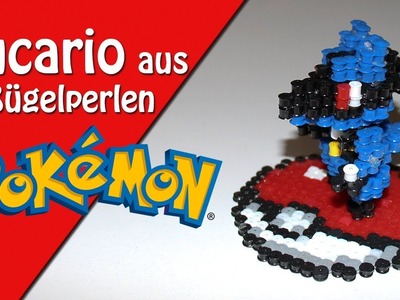 DIY Lucario Pokemon -  3D Bügelperlen Tutorial - Perler Bead