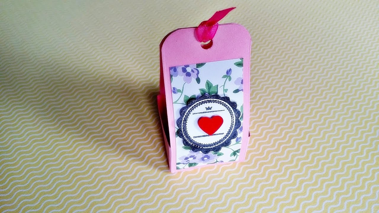 Basteln: kleine Geschenkverpackung. candy gift idea. candy bag. DIY