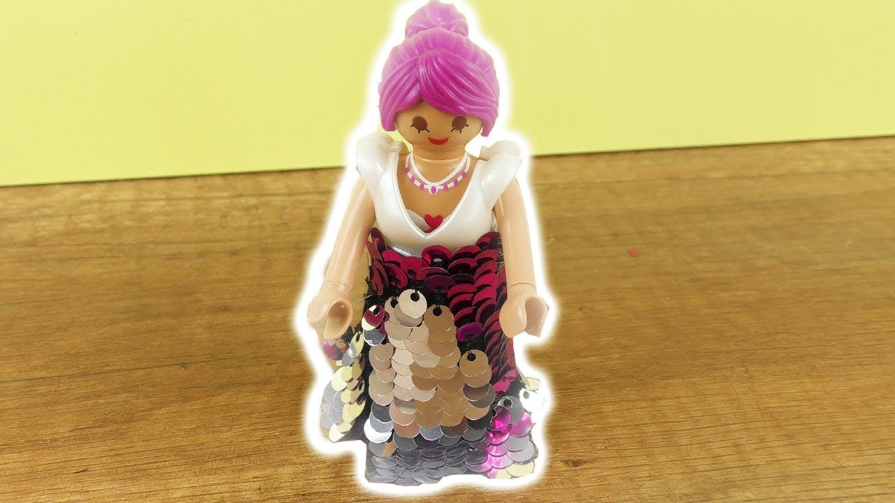 Playmobil DIY Idee Mermaid Kleid für eure Playmobil Figur