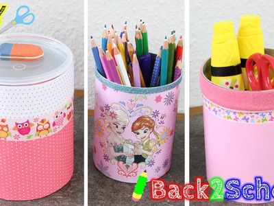 STIFTE-AUFBEWAHRUNG ???????? | DIY | #Back2School | Lilixy Mee