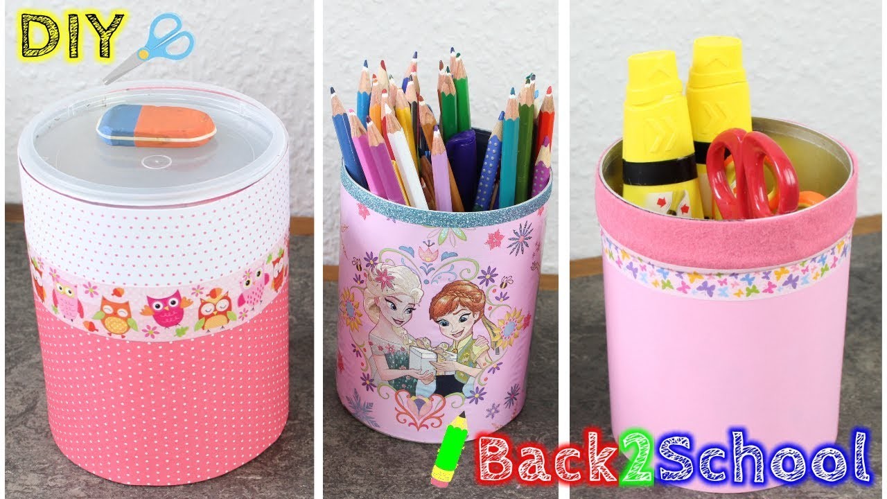 STIFTE-AUFBEWAHRUNG ???????? | DIY | #Back2School | Lilixy Mee