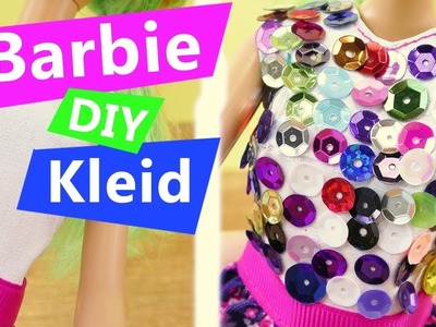 Barbie DIY Kleid Idee | Barbie Kleidung selber machen | Umstyling für eure Puppen
