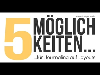 5 Möglichkeiten: Journaling