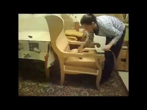 Cardboard chair. Sessel aus Pappe  (part 8)