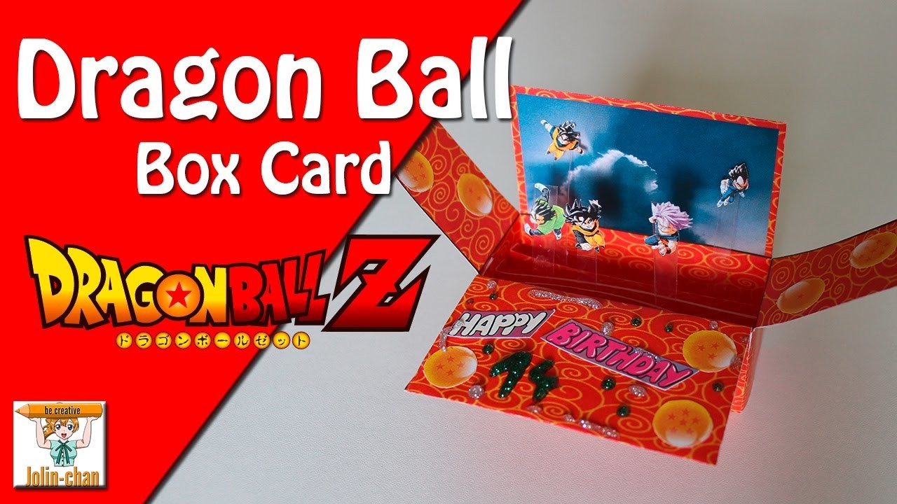 DIY Dragon Ball Box Card Tutorial