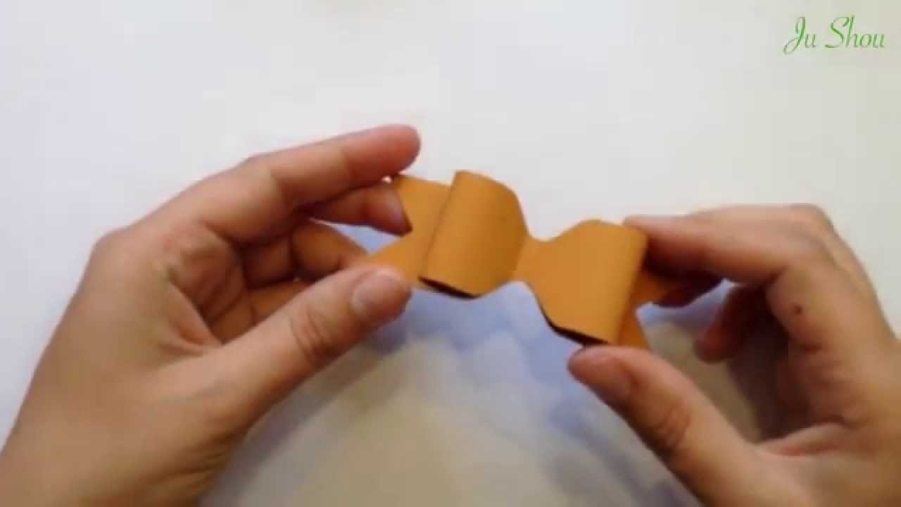 Schleifen aus Papier basteln