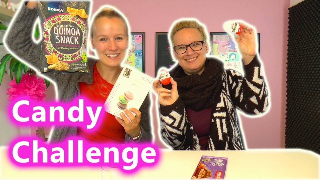 Candy Challenge DIY Inspiration mit Überraschungseiern, Milka Schokolade & Macarons | Eva & Kathi