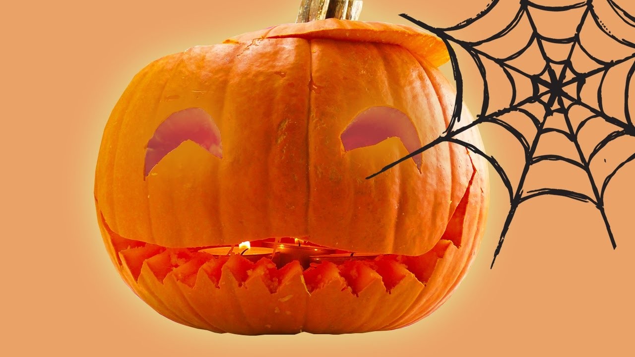 Halloween KÜRBIS CHALLENGE ???? Kathi Kürbis | Kürbisgesicht grinsend und niedlich| Party & Fun Idee