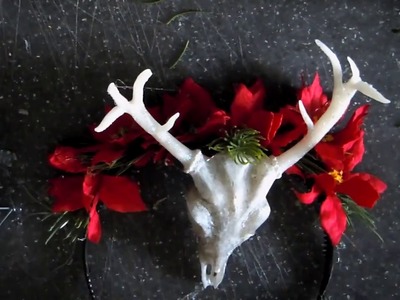 Have a Merry Geeky Christmas#3 Gothic Lolita deer skull headdress Tutorial (german)