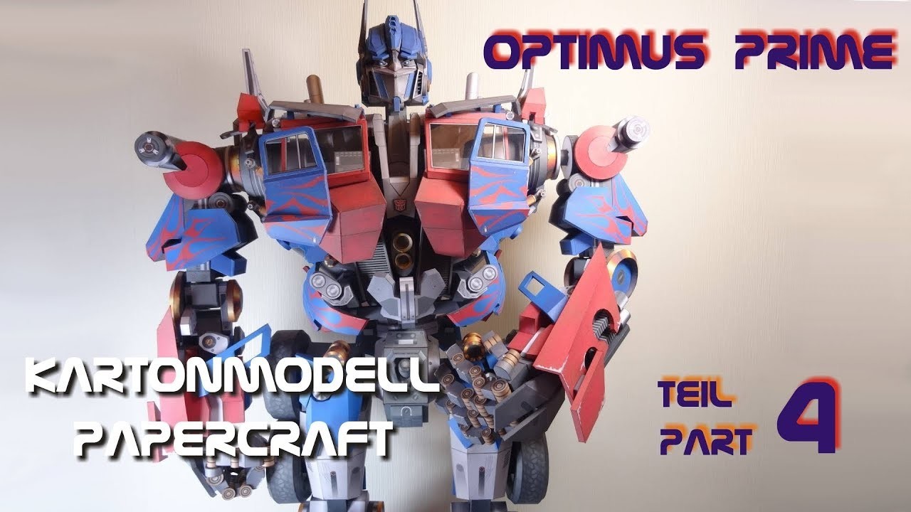 Optimus Prime #4 - 120 cm - Torso #3 - Kartonmodell - cardboard model - papercraft