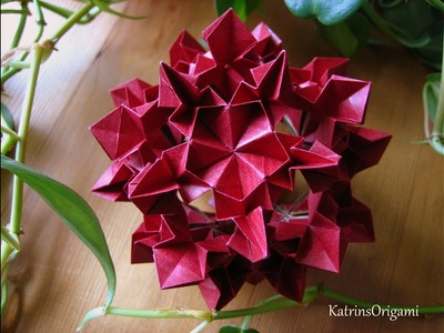 Origami ᘠ♥ᘡ Gerardia ᘠ♥ᘡ Kusudama