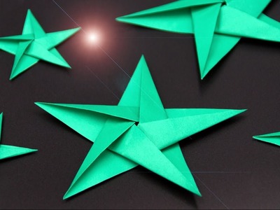 Sterne basteln zu Weihnachten: schöne Origami Sterne falten - DIY
