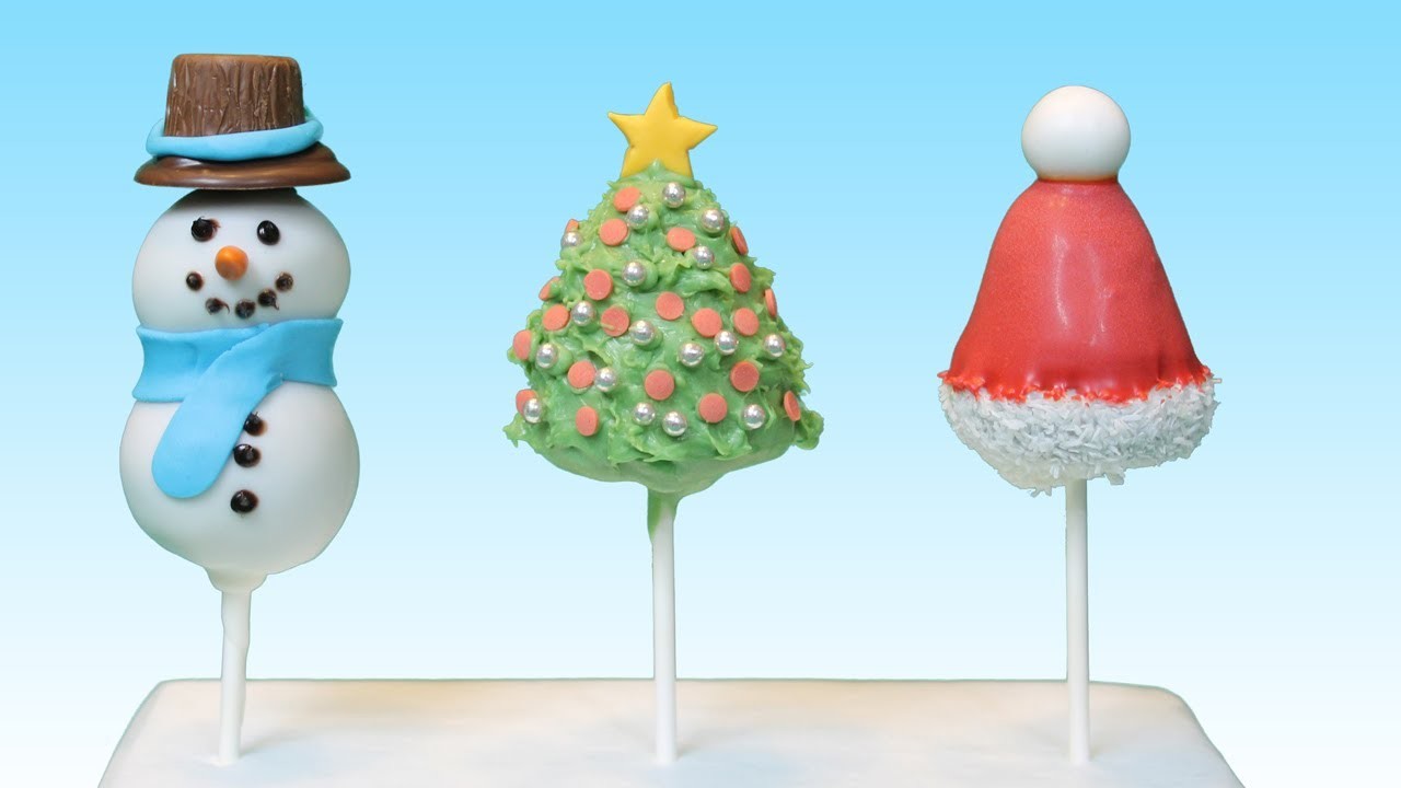 Weihnachtliche Lebkuchen- Cake Pops