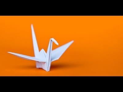DIY Origami - ORIGAMI KRANICH FALTEN