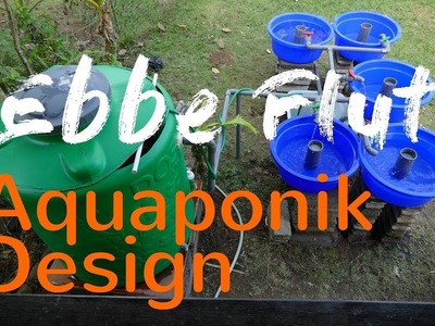 Großes Aquaponik System mit 1000 Liter Fischtank in Bali