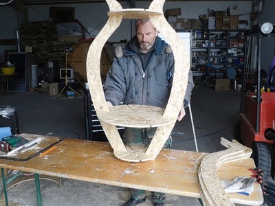 Pappmache Vase Teil 6    Vase 2.0 nimmt Formen an :-)