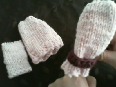 Handschuhe für Baby stricken Anleitung für Anfänger