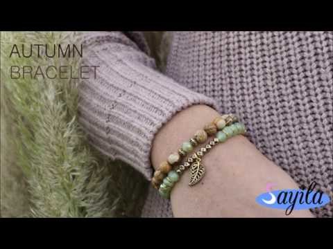 Schmuck basteln - Autumn Bracelet (DIY-Anleitung by Sayila)