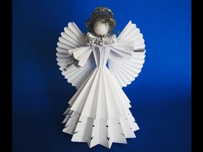 DIY: 3D Engel aus  Papier.  angel of paper