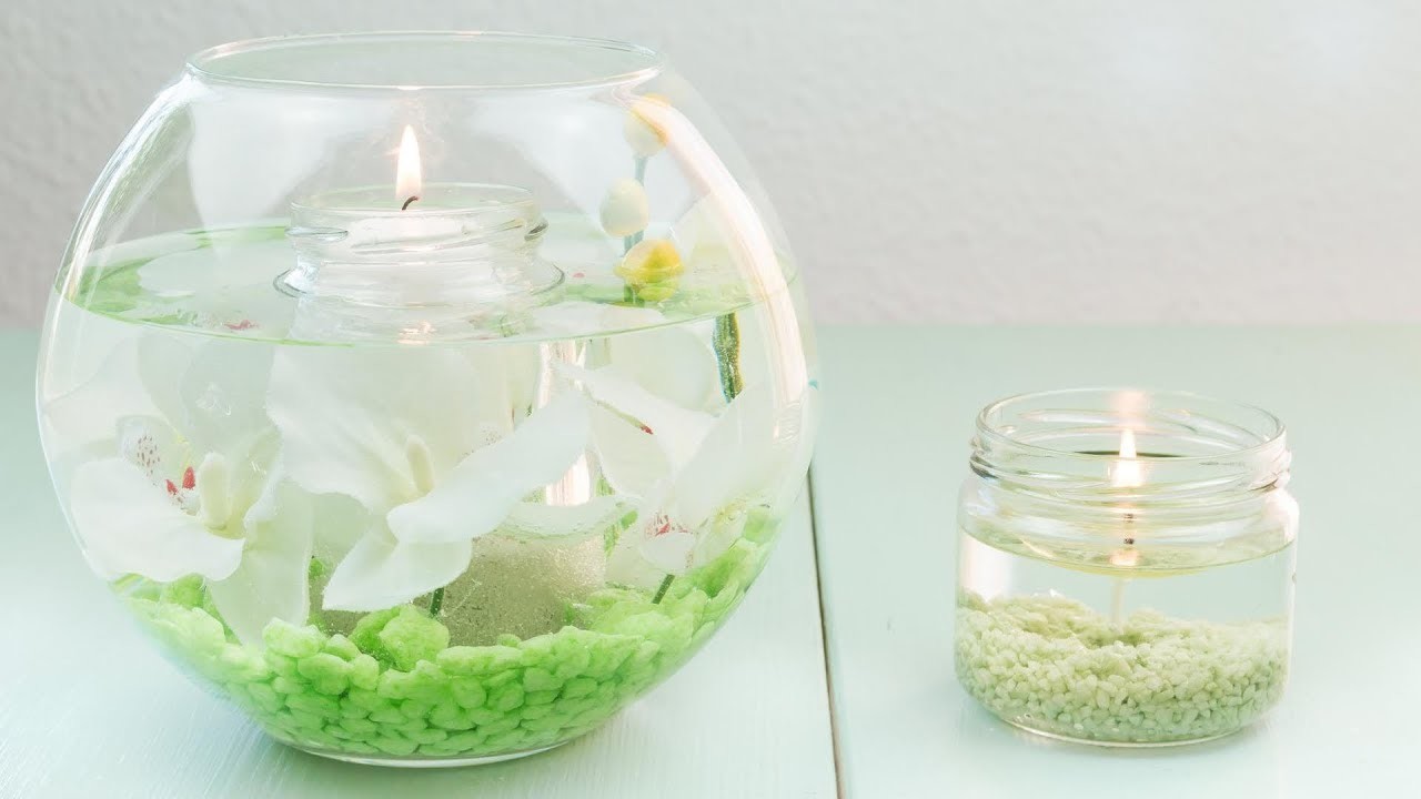 DIY Wasserkerzen basteln | 2 Ideen | schöne DIY Deko