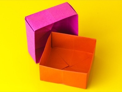 Süße Schachtel falten Anleitung » 3 schnelle Schritte