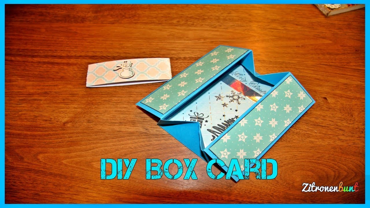 Zitronenbunt- DIY Box Card ????