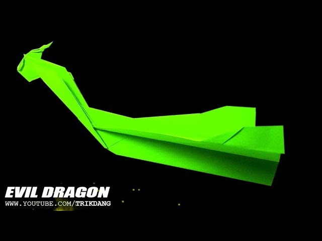Papierflieger selbst basteln. Papierflugzeug falten - Beste Origami Flugzeug | Seedrache