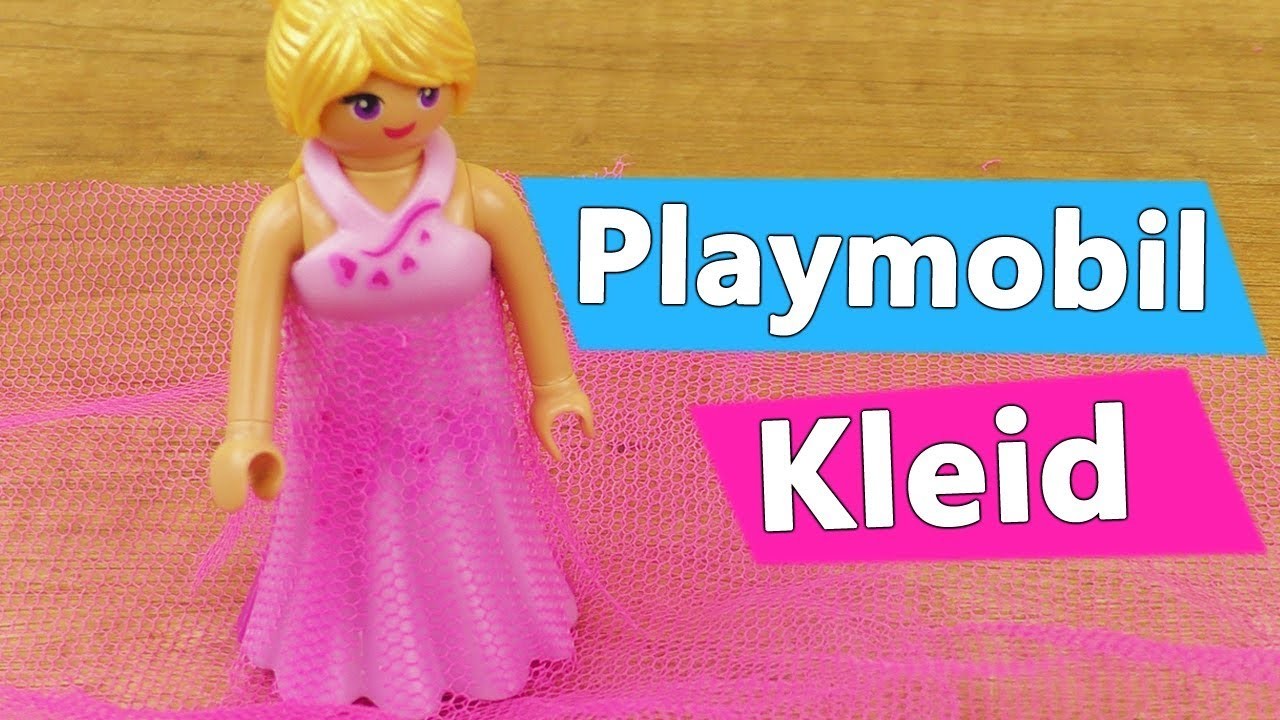 Playmobil DIY Umstyling | Neues Kleid aus Stoff für Playmobil Puppe selber machen | DIY Kids
