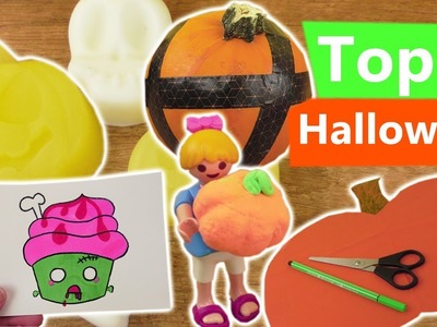 TOP 5 Halloween Ideen | DIY Kürbis | Kawaii Zombie Cupcake | Halloween Deko