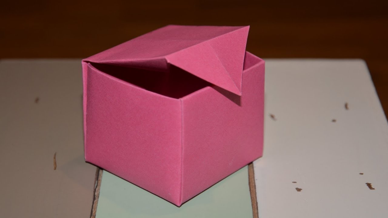 Origami: 'Schachtel' Falten mit Papier [W+]