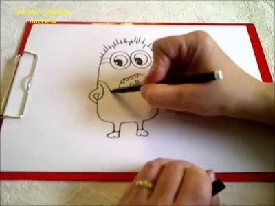 Zeichnen lernen für Anfänger. Minions zeichnen.