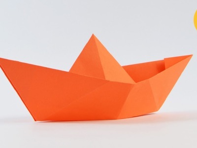 Schiff falten - Papierschiff falten - Boot falten Origami - Papierboot basteln