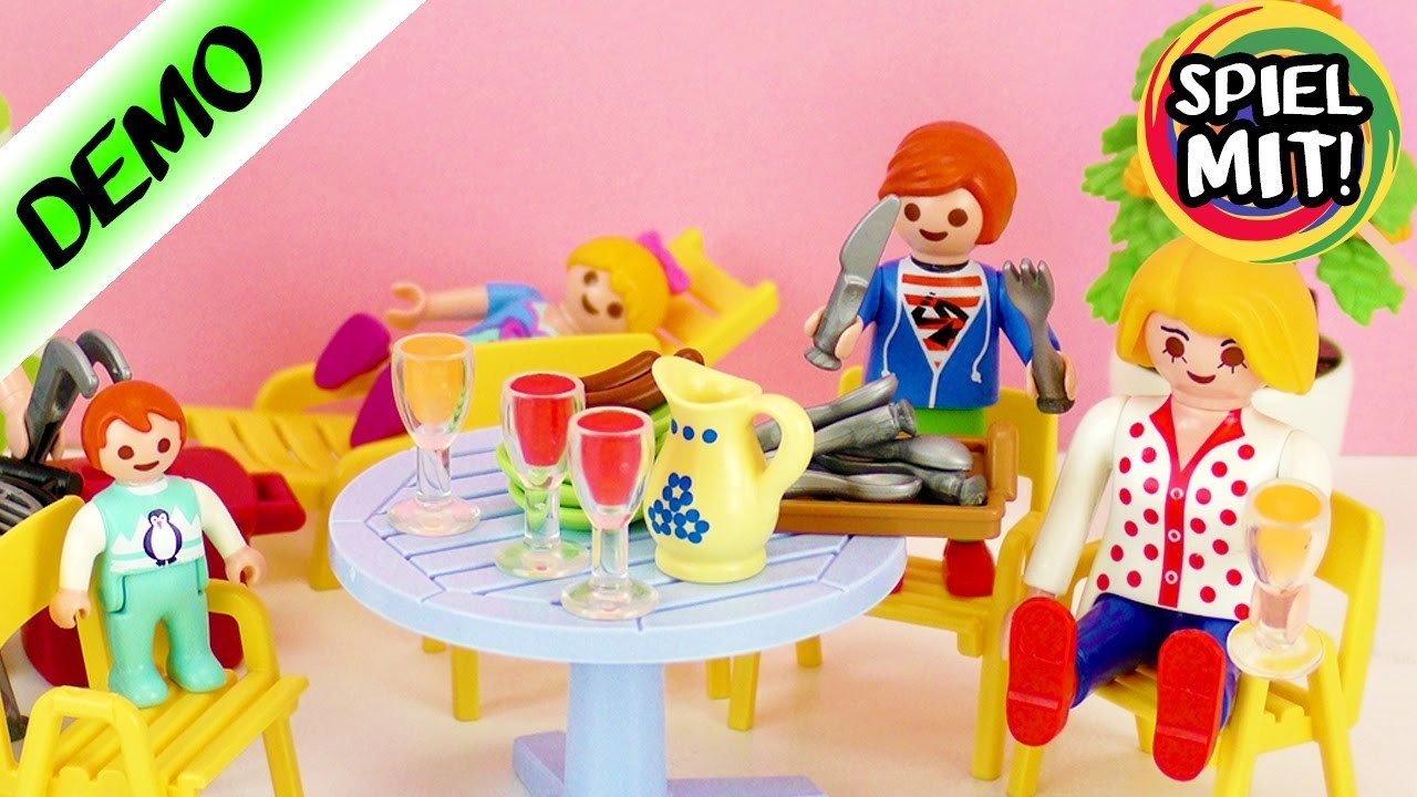 Playmobil deutsch | NEUE GARTENMÖBEL für FAMILIE VOGEL | Demo Spiel mit mir Kinderspielzeug
