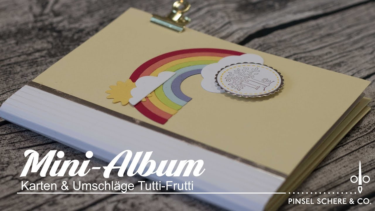 Mini-Album aus Karten & Umschläge Tutti Frutti | Scrapbooking | Bookbinding | Stampin' Up!
