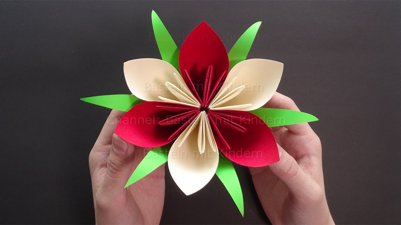 Basteln mit Kindern: Blumen basteln - Einfache Bastelideen - DIY Geschenke