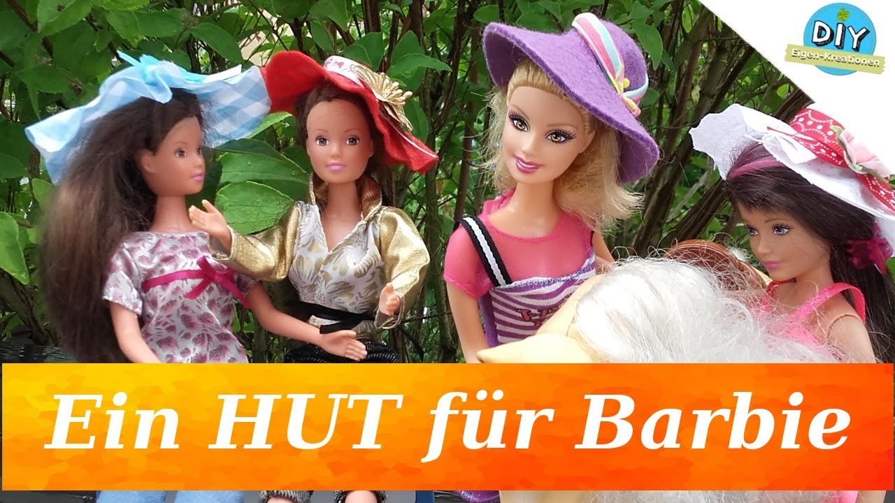 Niedliche Miniatur-Hüte für Barbie oder als Deko I  DIY Eigen Kreationen