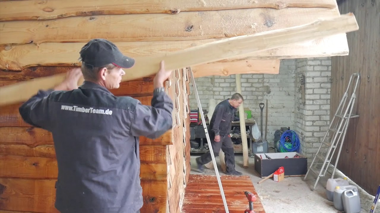 Gartenhaus Hütte Hobbithaus selber bauen (TimberTeam Bausatz)