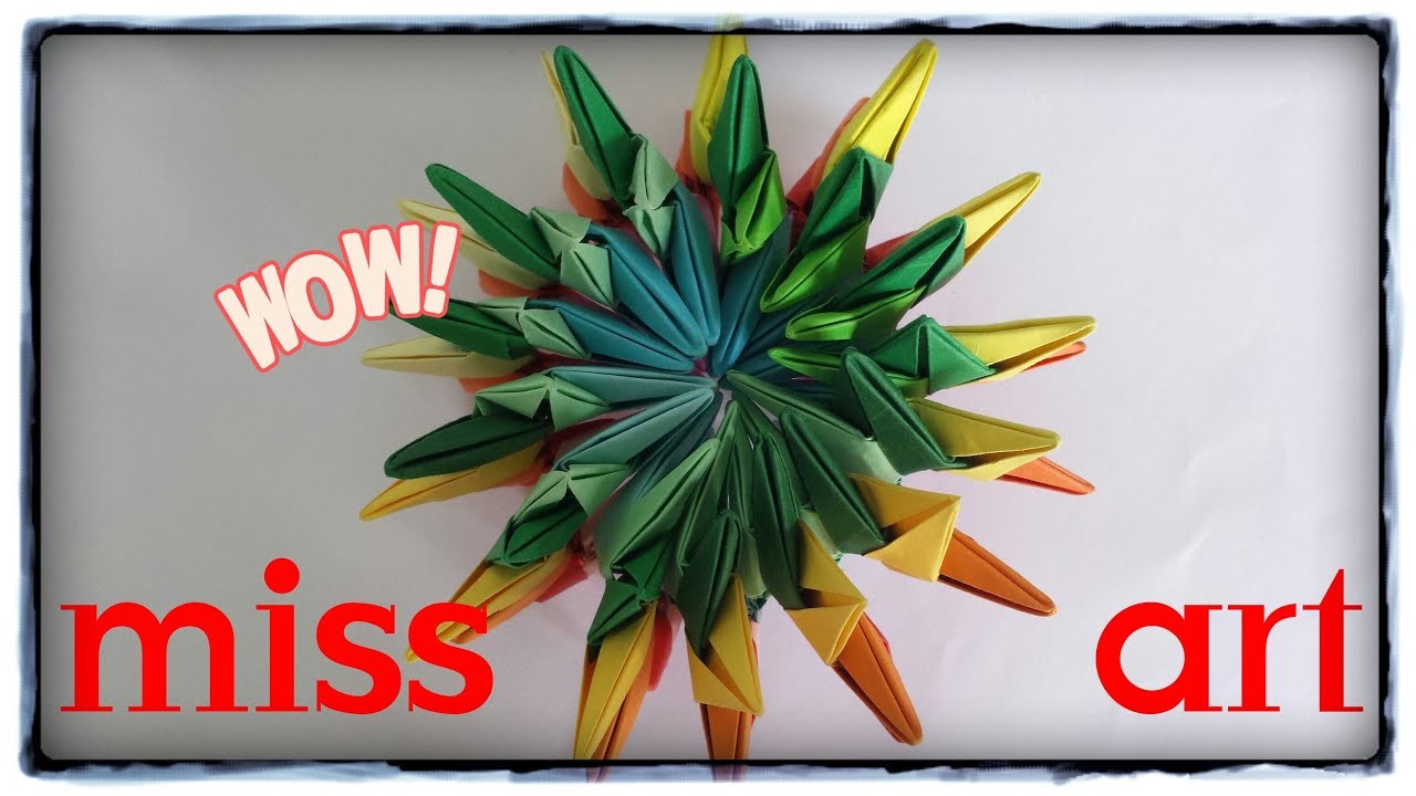 Super star rotating. super origami stern | | miss art