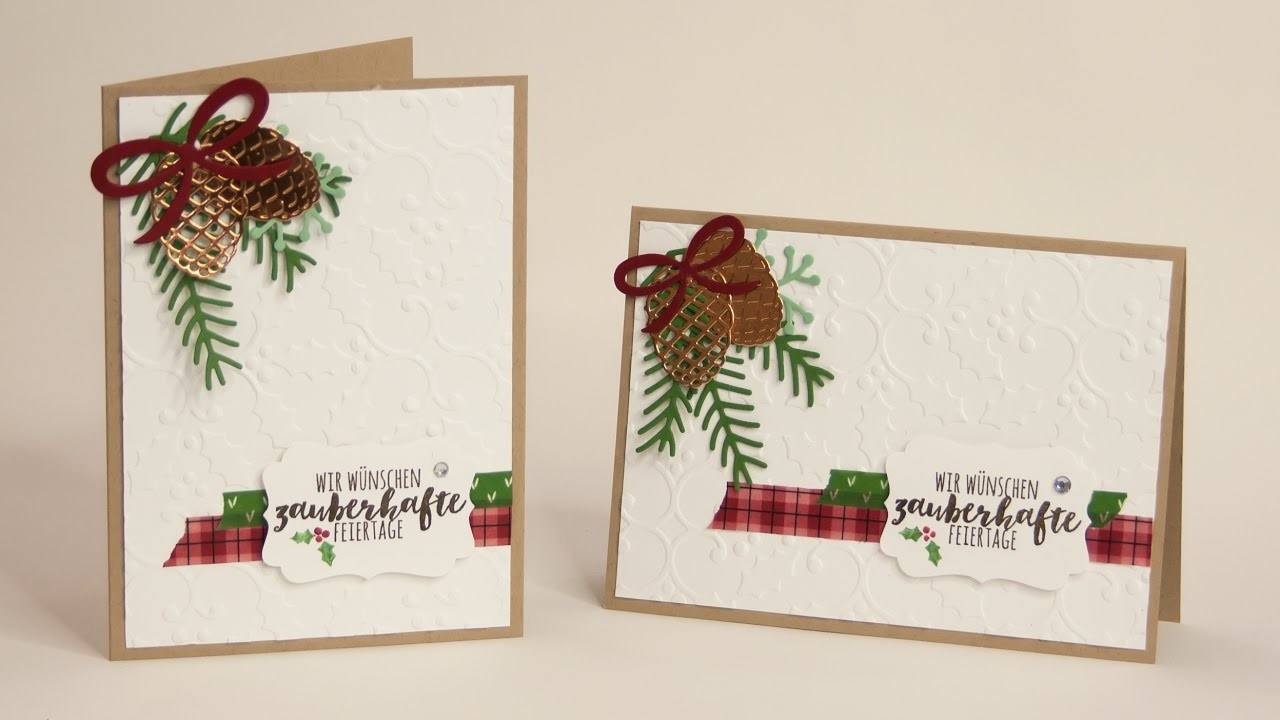 12 Karten bis Weihnachten 2016 ~ Karte #01 ~ Stampin' Up!