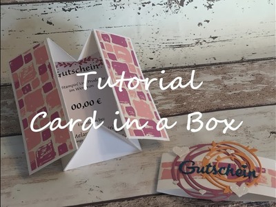Tutorial - Card in a Box mit Produkten von Stampin' Up!