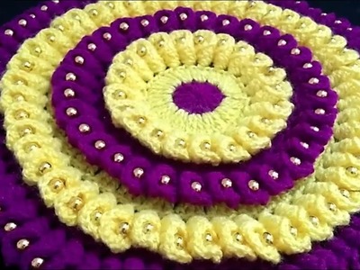 Crosia Thalpos ke Design  | Thaliposh Pattern | Hindi | Crochet Pearl Doily