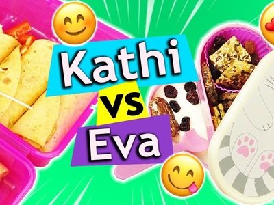 Back to School Snack Ideen | Kathi vs Eva | DIY Wraps vs Joghurt Ideen | Sonntagschallenge #128