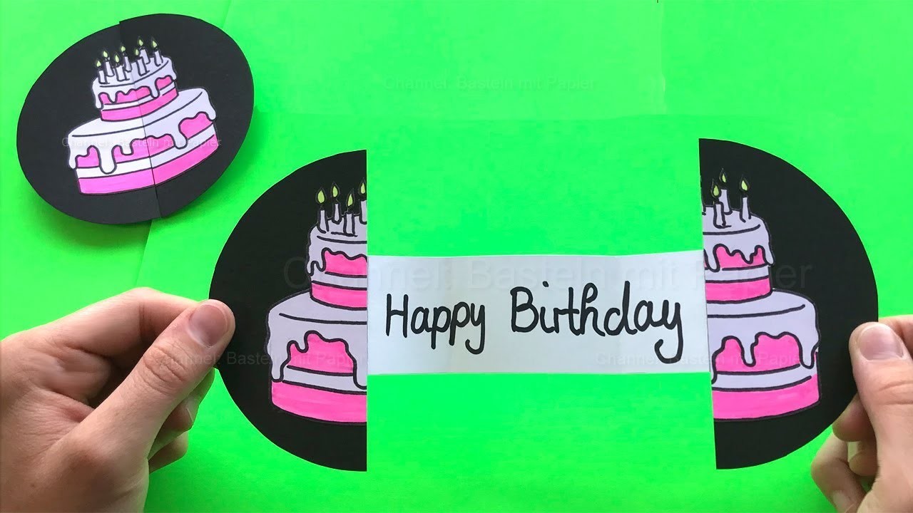 Basteln mit Papier: Karten als Geschenk zum Geburtstag selber machen ???? Bastelideen
