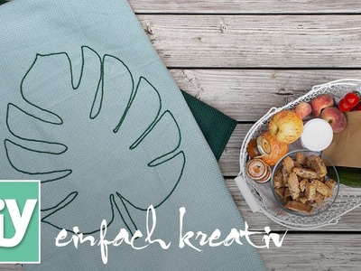 Bestickte Picknickdecke | DIY einfach kreativ