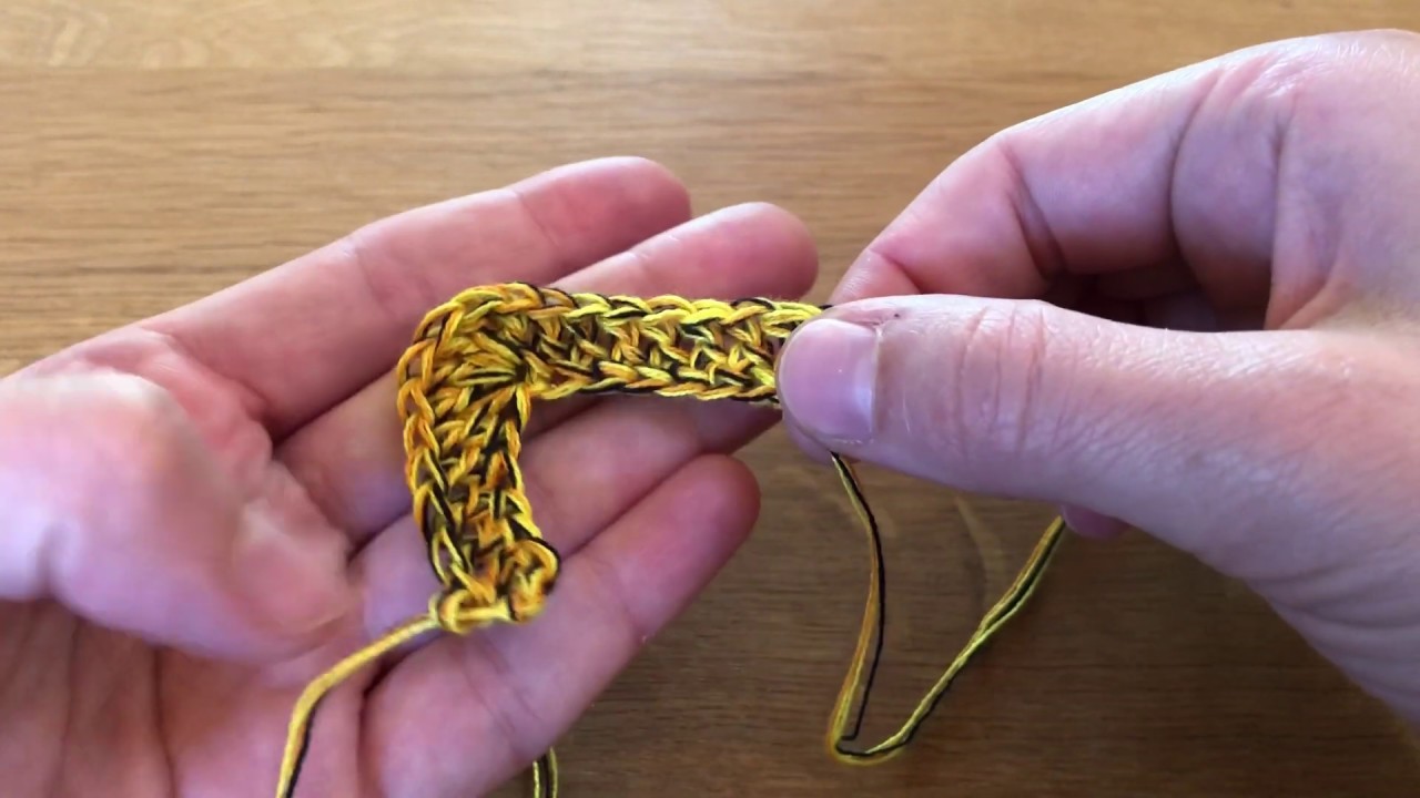DIY Crochet: Fußschlingenanschlag mit Stäbchen häkeln für CAL Bobbel Holiday