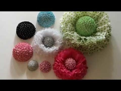 DIY Große Papierblüten aus Pompons. DIY Paper Flower Tutorial