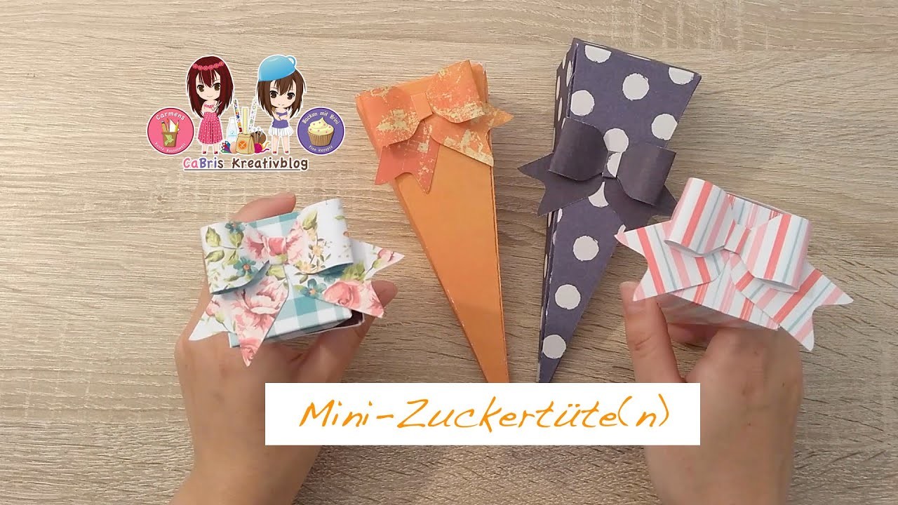 DIY Zuckertüte # 2 für den Schulanfang | Carmens bunte Bastelwelt