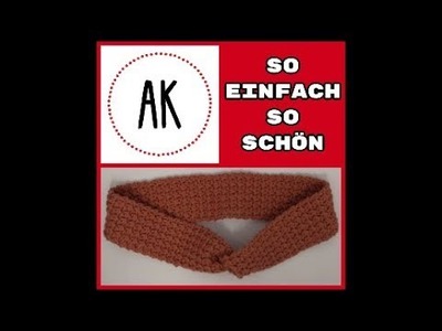 Kopfschmuck Häkeln nach einer Idee von Claudetta Crochet - Knotenhaarband - Haarband