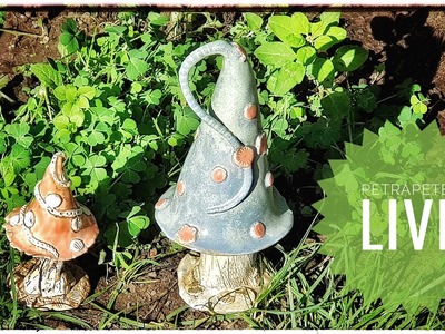 Märchenhafte Pilze töpfern - DIY Fairytale Mushrooms